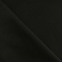 Ткань Кашкорсе, 420гм/2, 110см, цвет Черный (на отрез) в Волгодонске