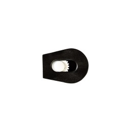 Зажим для шнура 4 мм KL цвет Чёрный + Белый (поштучно)  в Волгодонске