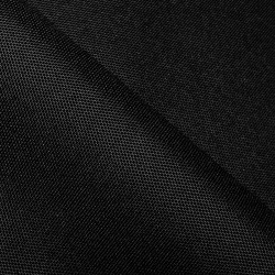 Ткань Oxford 600D PU (Ширина 1,48м), цвет Черный (на отрез) в Волгодонске