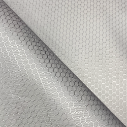 Ткань Оксфорд 300D PU Рип-Стоп СОТЫ, цвет Светло-Серый (на отрез)  в Волгодонске