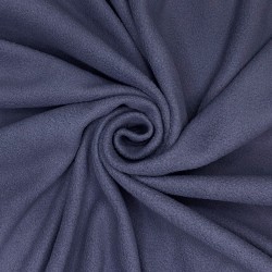 Ткань Флис Односторонний 130 гр/м2 (Ширина 150см), цвет Темно-серый (на отрез) в Волгодонске