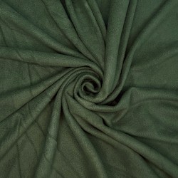Ткань Флис Односторонний 130 гр/м2, цвет Темный хаки (на отрез)  в Волгодонске