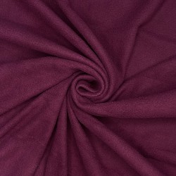 Ткань Флис Односторонний 130 гр/м2 (Ширина 150см), цвет Бордовый (на отрез) в Волгодонске