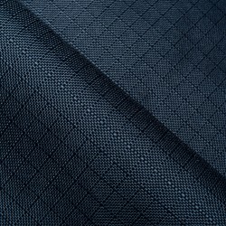 Ткань Oxford 600D PU РИП-СТОП (Ширина 1,48м), цвет Темно-Синий (на отрез) в Волгодонске