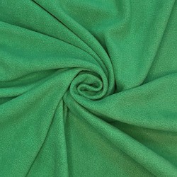 Ткань Флис Односторонний 130 гр/м2 (Ширина 150см), цвет Зелёный (на отрез) в Волгодонске