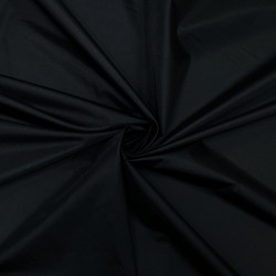 Ткань Дюспо 240Т  WR PU Milky (Ширина 150см), цвет Черный (на отрез) в Волгодонске