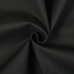 Ткань Канвас 35/65 (Ширина 150см), цвет Черный (на отрез) в Волгодонске