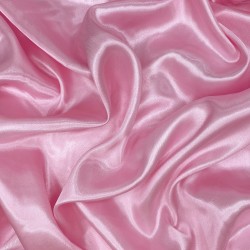 Ткань Атлас-сатин, цвет Розовый (на отрез)  в Волгодонске