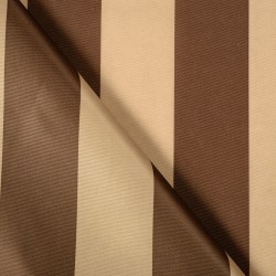 Ткань Oxford 300D PU (Ширина 1,48м), Бежево-Коричневая полоса (на отрез) в Волгодонске