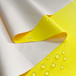 Ткань Мембранная PREMIER BREATHABLE MILKY WR 10К/10К (Ширина 1,5 м), цвет Жёлтый (на отрез) в Волгодонске