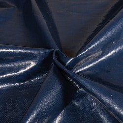 Тентовое полотно Тарпаулин 180 г/м2 (Ширина 2м), цвет Темно-Синий (на отрез) в Волгодонске